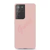 Samsung S21 Ultra Guess GUHCS21LLSVSPI Silicone Vintage tok pink