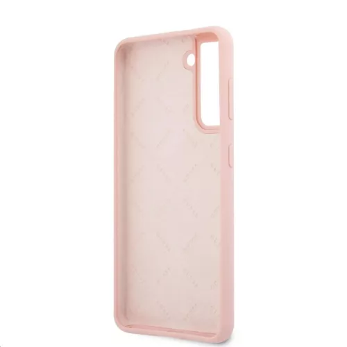 Samsung S21+ Plus Guess GUHCS21MLSVSPI Silicone Vintage tok pink-3700740496077 5 kép