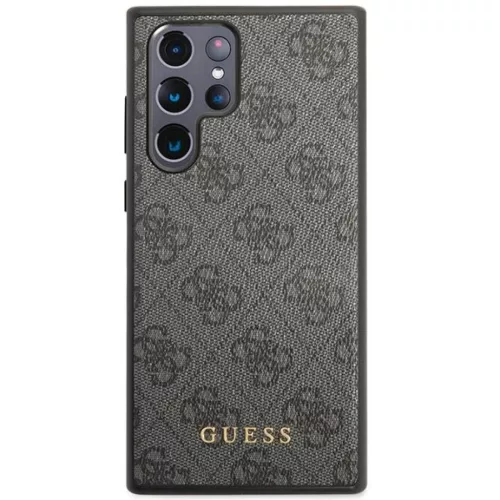 Samsung Galaxy S23 Ultra Guess 4G Metal Gold Logo tok szürke (GUHCS23-3666339116972 8 kép