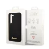 Samsung Galaxy S23 Guess Liquid Silicone Metal Logo tok fekete (GUHCS2-3666339114817 6 kép