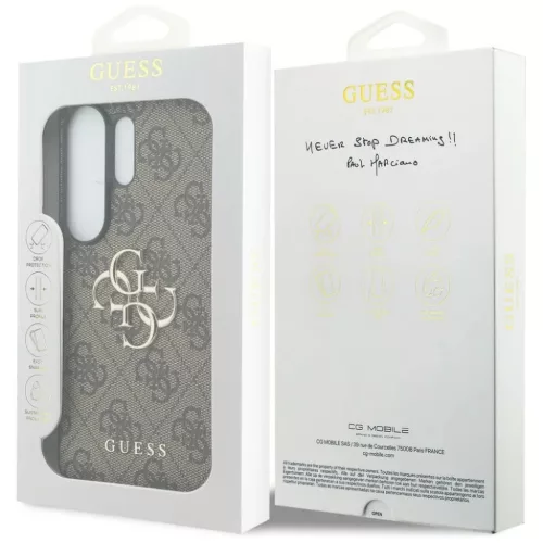 Samsung Galaxy S26 Ultra tok Guess 4G Big Metal Logo barna tok-3666339613747 8 kép