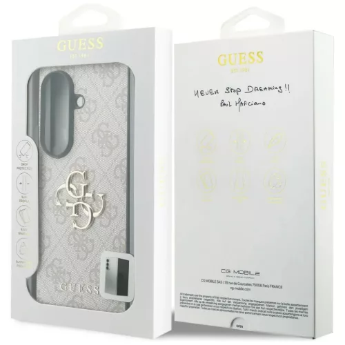  Samsung Galaxy Z Fold8 Ultra rózsaszín Guess Big 4G Logo keménytok-3666339662837 7 kép