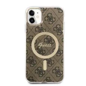 iPhone 11 Guess 4G IML MagSafe kompatibilis tok barna (GUHMN61H4STW)-3666339126841 2 kép