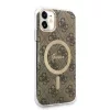 iPhone 11 Guess 4G IML MagSafe kompatibilis tok barna (GUHMN61H4STW)-3666339126841 3 kép