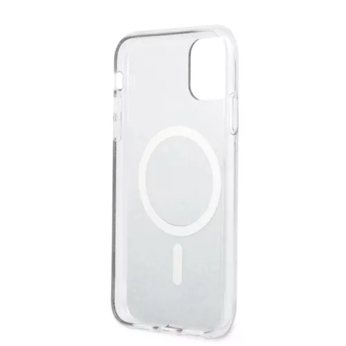 iPhone 11 Guess 4G IML MagSafe kompatibilis tok barna (GUHMN61H4STW)-3666339126841 5 kép