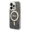 iPhone 14 Pro Guess 4G IML MagSafe kompatibilis tok fekete (GUHMP14LH4STK)