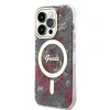 iPhone 14 Pro Guess PC/TPU Flowers IML MagSafe kompatibilis tok (GUHMP-3666339115616 1 kép