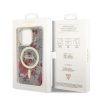 iPhone 14 Pro Guess PC/TPU Flowers IML MagSafe kompatibilis tok (GUHMP-3666339115616 3 kép