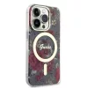 iPhone 14 Pro Guess PC/TPU Flowers IML MagSafe kompatibilis tok (GUHMP-3666339115616 4 kép