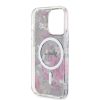 iPhone 14 Pro Guess PC/TPU Flowers IML MagSafe kompatibilis tok (GUHMP-3666339115616 5 kép