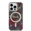 iPhone 14 Pro Guess PC/TPU Flowers IML MagSafe kompatibilis tok (GUHMP-3666339115616 6 kép