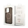 iPhone 14 Pro Guess Translucent MagSafe kompatibilis tok fekete (GUHMP-3666339069605 2 kép