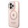 iPhone 14 Pro Guess Translucent MagSafe kompatibilis tok rózsaszín (-3666339069681 1 kép