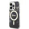 iPhone 14 Pro Guess Marble IML MagSafe kompatibilis tok fekete (GUHMP1-3666339115777 1 kép