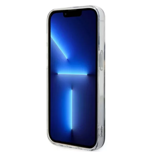 iPhone 14 Pro Guess Marble IML MagSafe kompatibilis tok fekete (GUHMP1-3666339115777 4 kép