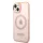iPhone 14 Plus Guess Translucent MagSafe kompatibilis tok rózsaszín -3666339069674 1 kép