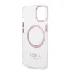 iPhone 14 Plus Guess Transparent MagSafe kompatibilis tok rózsaszín -3666339069759 4 kép