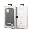 iPhone 14 Plus Guess PU 4G MagSafe kompatibilis tok fekete (GUHMP14MU4-3666339069872 2 kép