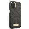 iPhone 14 Plus Guess PU 4G MagSafe kompatibilis tok fekete (GUHMP14MU4-3666339069872 4 kép