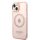 iPhone 14 Guess Translucent MagSafe kompatibilis tok rózsaszín (GUHM-3666339069667 1 kép