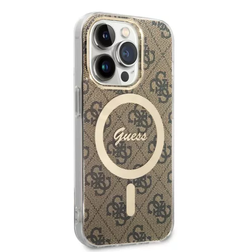 iPhone 14 Pro Max Guess 4G IML MagSafe kompatibilis tok barna (GUHMP14-3666339126902 3 kép