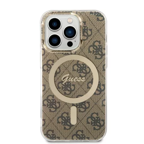 iPhone 14 Pro Max Guess 4G IML MagSafe kompatibilis tok barna (GUHMP14-3666339126902 5 kép