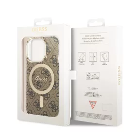 iPhone 15 Pro Guess 4G IML MagSafe kompatibilis tok barna (GUHMP15LH4S-3666339194604 1 kép