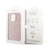 iPhone 15 Pro Guess PU Saffiano MagSafe tok rózsaszín (GUHMP15LPSAHM-3666339156206 3 kép