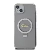 iPhone 15 Plus Guess IML Ring Stand Glitter MagSafe tok átlátszó (G-3666339156619 2 kép