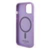 iPhone 15 Guess PU Saffiano MagSafe tok lila (GUHMP15SPSAHMCU)-3666339155902 5 kép