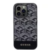 iPhone 15 Pro Max Guess PU G Cube MagSafe kompatibilis telefontok feke-3666339194734 4 kép