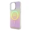 iPhone 15 Pro Max Guess IML Iridescent Script MagSafe kompatibilis tok-3666339155094 1 kép