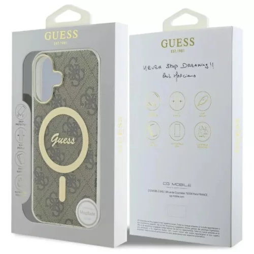 iPhone 16 Plus barna tok Guess GUHMP16MH4STW-3666339342012 8 kép