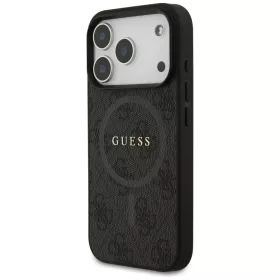 iPhone 17 Pro Guess 4G Ring Classic Logo MagSafe fekete tok-3666339490980 2 kép