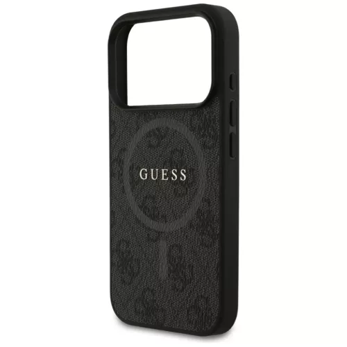 iPhone 17 Pro Guess 4G Ring Classic Logo MagSafe fekete tok-3666339490980 6 kép