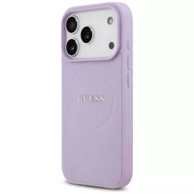 iPhone 17 Pro tok Guess Grained Ring MagSafe lila tok-3666339490942 2 kép