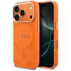 iPhone 17 Pro Guess Peony Hot Stamp MagSafe tok narancssárga