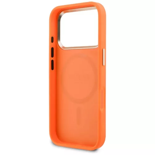 iPhone 17 Pro Guess Peony Hot Stamp MagSafe tok narancssárga-3666339593100 7 kép