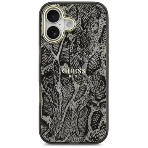 iPhone 17 Guess Python mintás MagSafe tok Fekete-3666339535315 3 kép