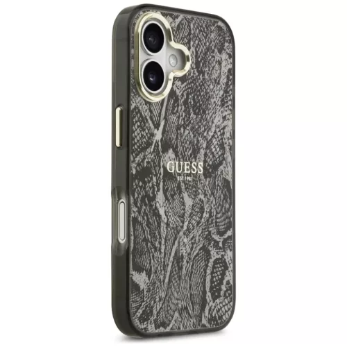 iPhone 17 Guess Python mintás MagSafe tok Fekete-3666339535315 4 kép
