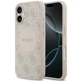   iPhone 17 Guess 4G Circle Classic Logo MagSafe rózsaszín tok