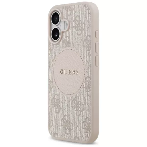 iPhone 17 Guess 4G Circle Classic Logo MagSafe rózsaszín tok-3666339490041 2 kép
