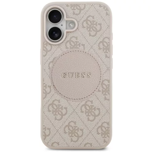 iPhone 17 Guess 4G Circle Classic Logo MagSafe rózsaszín tok-3666339490041 3 kép