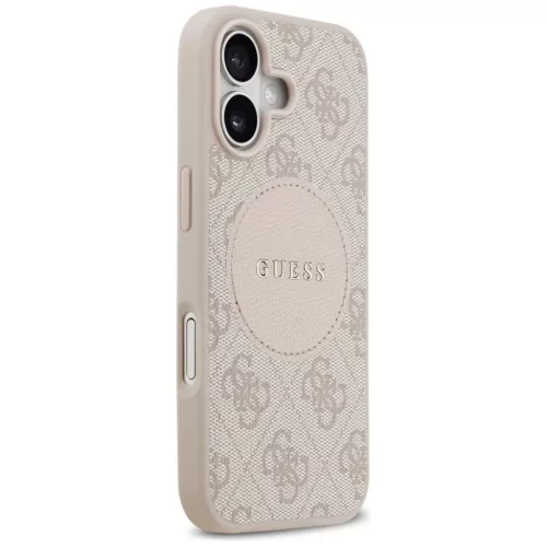 iPhone 17 Guess 4G Circle Classic Logo MagSafe rózsaszín tok-3666339490041 4 kép