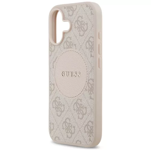 iPhone 17 Guess 4G Circle Classic Logo MagSafe rózsaszín tok-3666339490041 6 kép