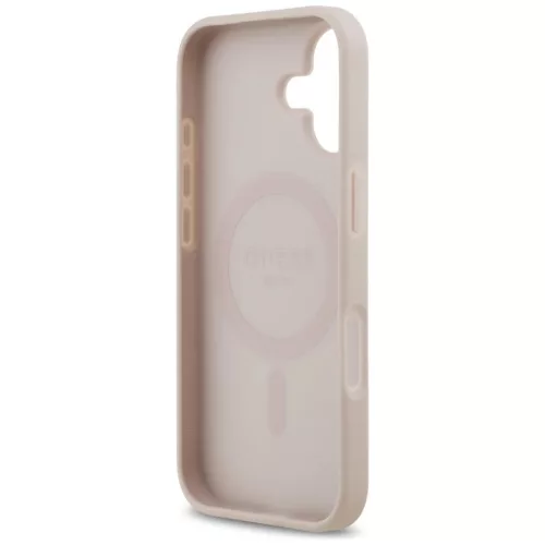 iPhone 17 Guess 4G Circle Classic Logo MagSafe rózsaszín tok-3666339490041 7 kép
