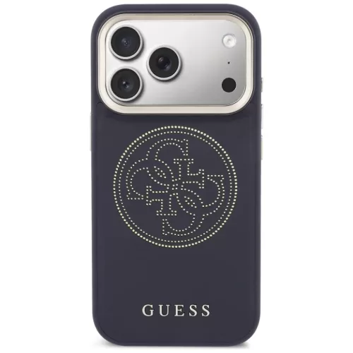 iPhone 17 Pro Max Guess Perforált 4G MagSafe tok kék-3666339582876 3 kép