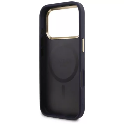iPhone 17 Pro Max Guess Perforált 4G MagSafe tok kék-3666339582876 7 kép