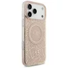 iPhone 17 Pro Max Guess IML Flowers Electro Pearl Pántos MagSafe tok -3666339526061 4 kép