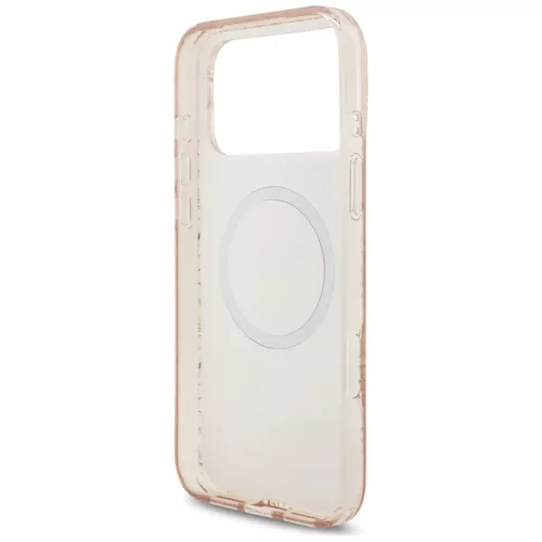 iPhone 17 Pro Max Guess IML Flowers Electro Pearl Pántos MagSafe tok -3666339526061 7 kép